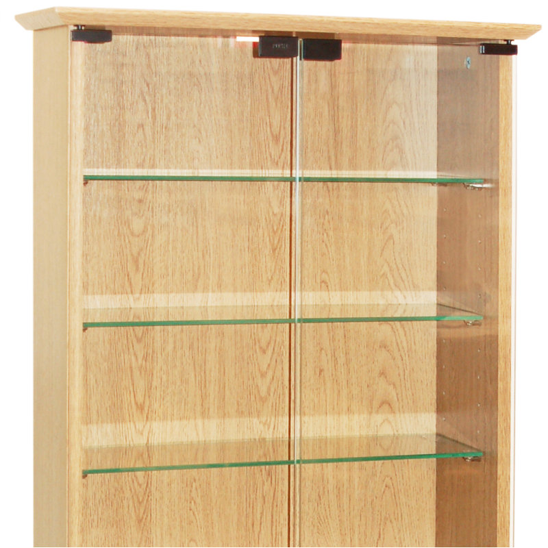 130cm H Media Shelves, Beech