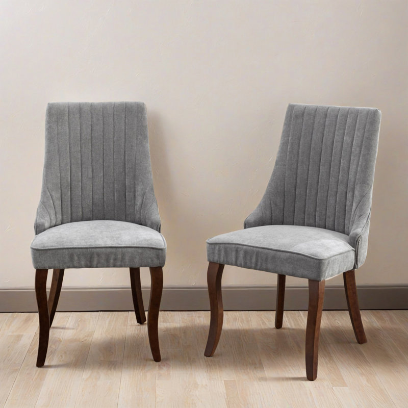Ensemble de 2 chaises d'appoint Modern Kitchen, Gris