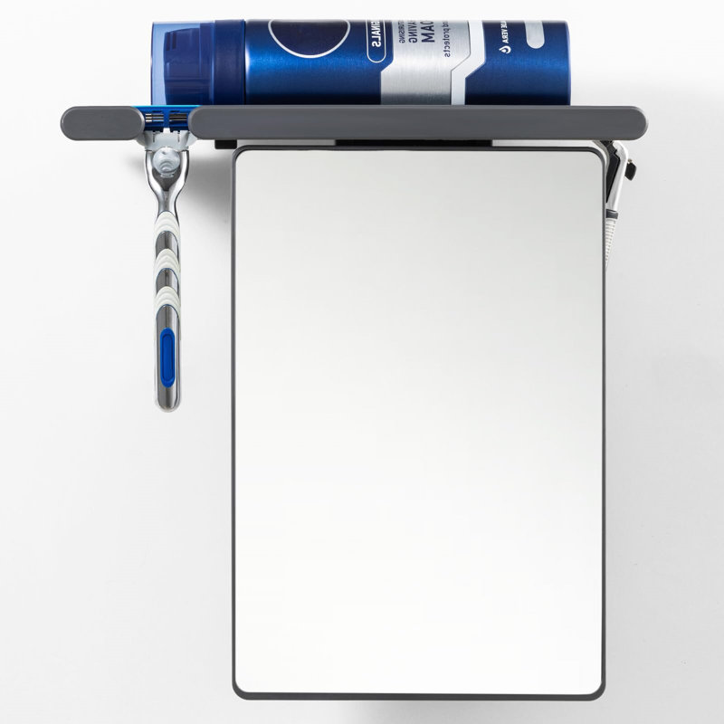 Shower Mirror Fogless for Shaving with Razor Holder