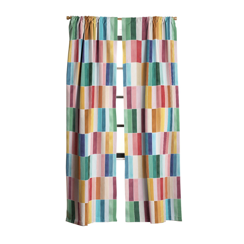 Carreaux rectangulaires multicolores Ninola Design Utopia, 50" W x 120" L