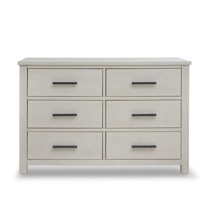 Commode double Sorelle Westley, Ivoire brossé