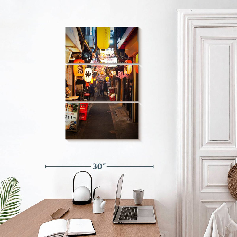Tokyo Omoide Yokocho By Night, 32" H x 20" W