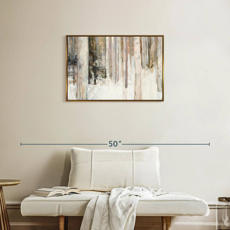 Warm Winter Light II, Floating Frame Gold, 31" X 21"