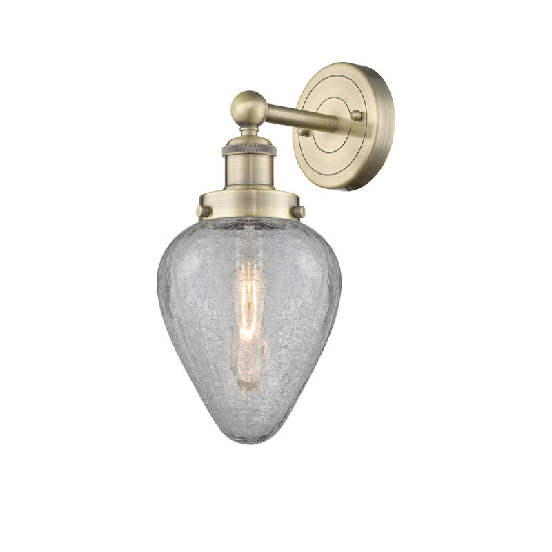 Carbonville Armed Sconce, Antique Brass