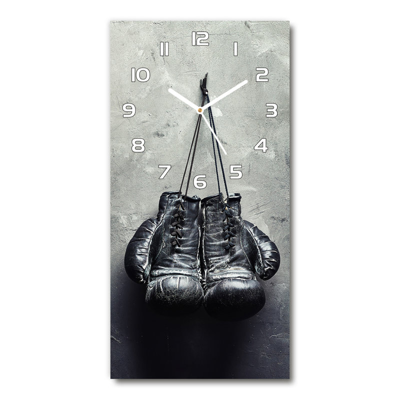 Jaynia Glass Wall Clock, White
