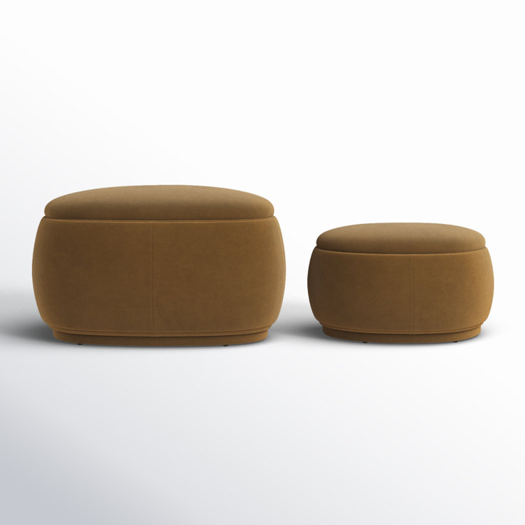 Hoya 2 - Piece Upholstered Storage Ottoman