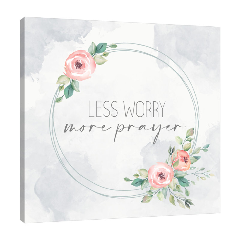 " Less Worry " by Kimberly Allen, 30" H x 30" W x 1.5" D