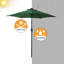 Parasol de marché lumineux 7,5 pi Atanase-2051477506-2051477505