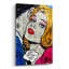 «Lovehatpop» par Loui Jover, art mural en verre acrylique-625896810
