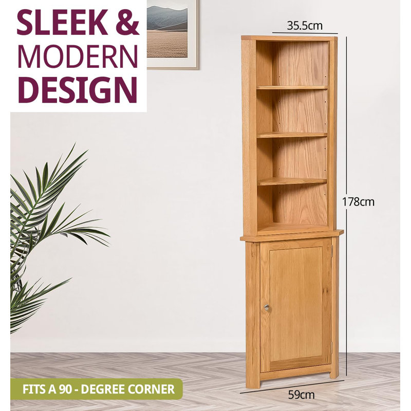 Keyla Display Cabinet, Brown
