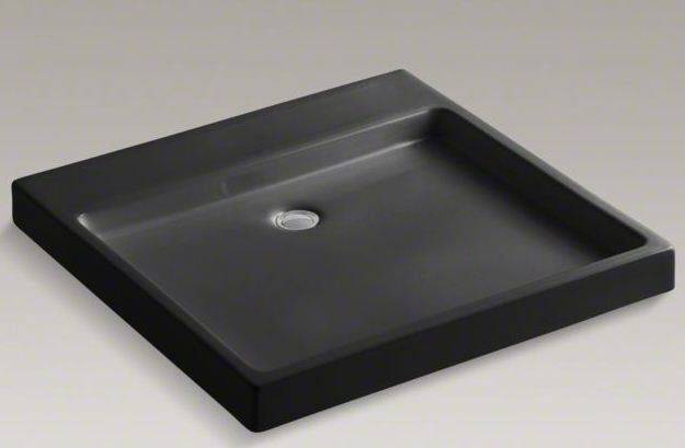 Purist® Ceramic Rectangular Drop-In Bathroom Sink, White, Single
