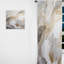 Or et gris abstrait Line Artistry V - rideau d'art en ligne - velours obscurcissant - 1 panneau-107831094