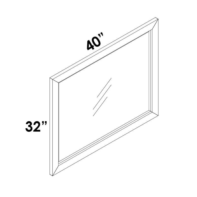 Miroir pour commode Anvita