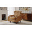 Fauteuil inclinable en cuir véritable manuel standard de 34,5 po de largeur Abruzzino-93363980