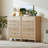Fluted Design 5 Drawers Dresser, Tall Wooden Chest Of Drawers With Metal Handles-1962035807