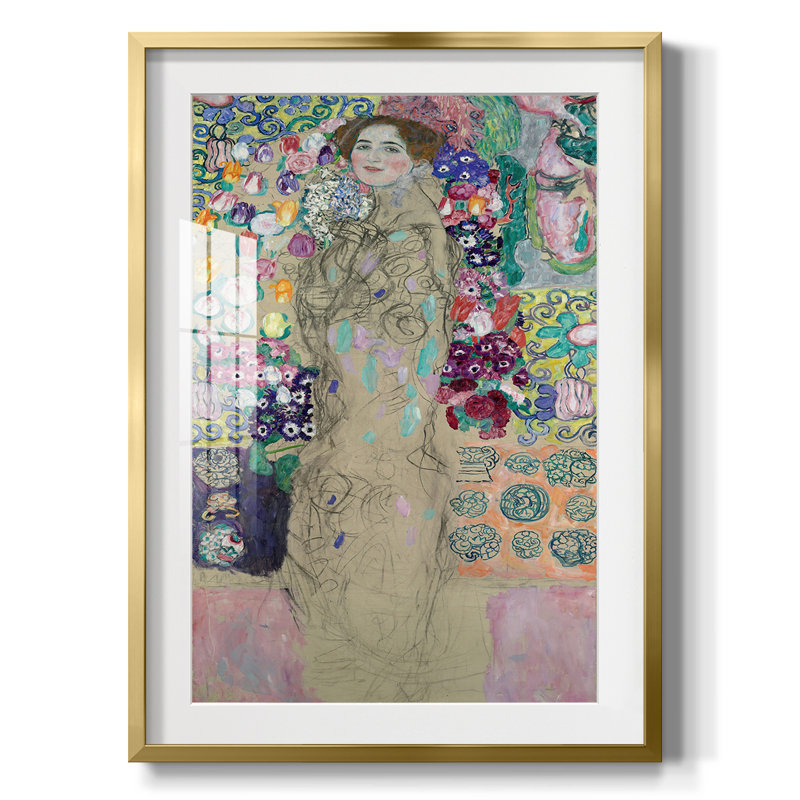 Gustav Klimt - impression encadrée, Or
