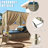 Patio Wicker Adjustable Sun Bed With Curtain-2112919815