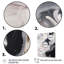 «White and Grey Ripples Of Stone III», reproduction d'art sur toile abstraite en marbre-762983736-762983740