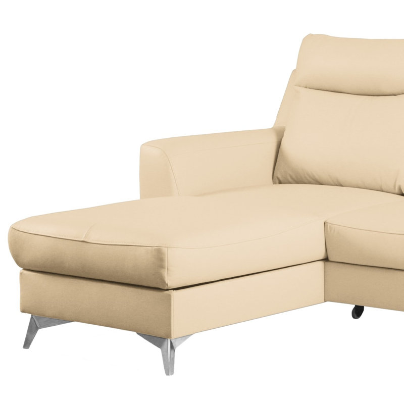 Fabiha 3 Seater Sofa Bed, Left Hand Facing, Beige