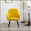 Chaise d'appoint rembourrée en velours Tuchico