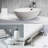 Mayfair Padded Toilet Seat with Chrome Hinges that will Never Loosen, ELONGATED, White, 1815CP