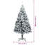 Christmas Tree with 300 LEDs with Stand 300 cm PVC-2008619940