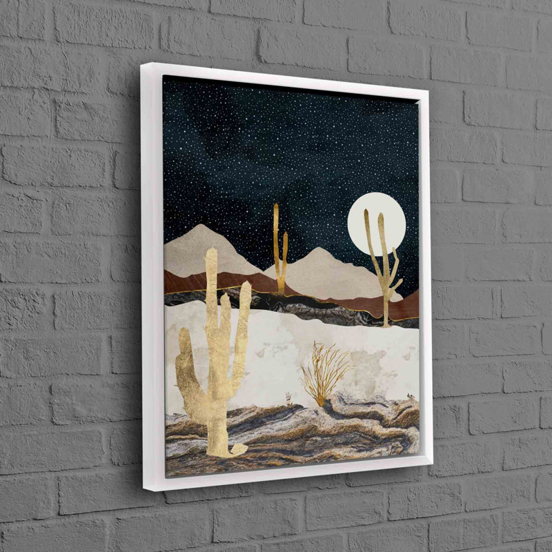 Print on Canvas, White, Framed Print without Mat, 25cm H x 35cm W