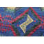Tapis de couloir Ikat Nektario Khyber 4 pi x 12 pi 2 po