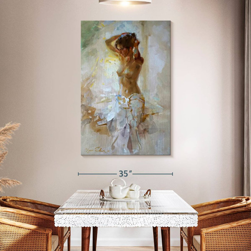 Leisha Model By The Window, 51" H x 34" W