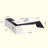 102.36"High-end creative white L-shaped executive desk-837794037