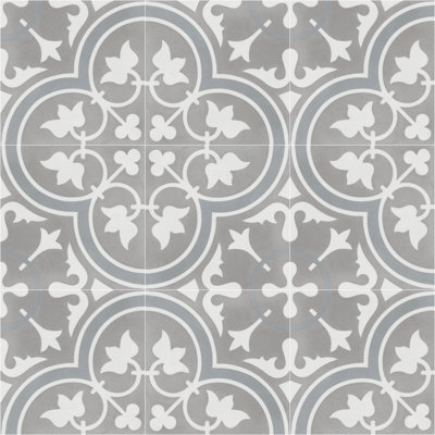 Tulips 7.87 in. x 7.87 in. Matte Tile