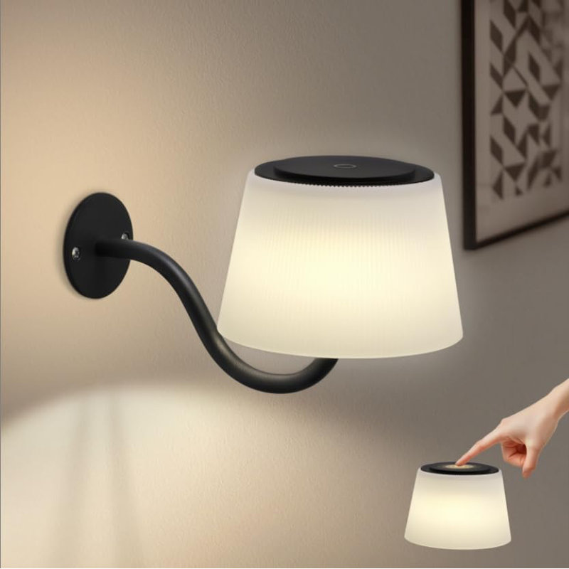 Steel LED Armed Sconce