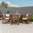 7Pcs Outdoor Dining Set for 6, Acacia Wood Round Table with Umbrella Hole and 6 Cushioned Chairs-117618980