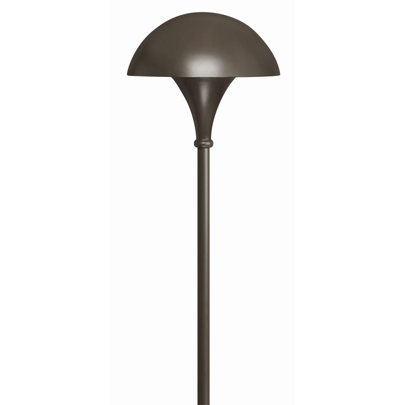 Mushroom Incandescent Hardwire Pathway Light, Bronze