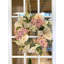 25" Hydrangea And Peony Wreath With Bows