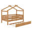 Lit maison avec lit gigogne-818125584