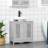 23.5'' W x 23.5'' H x 11.75'' D Free-Standing Bathroom Cabinet,Pedestal Under Sink Bathroom Cupboard with  Adjustable Shelves-370337682