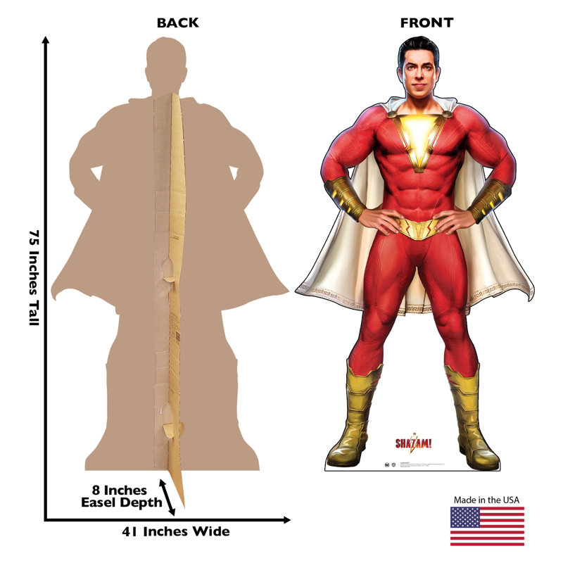 Shazam! accroche en carton