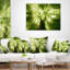 Coussin lombaire à imprimé paysage