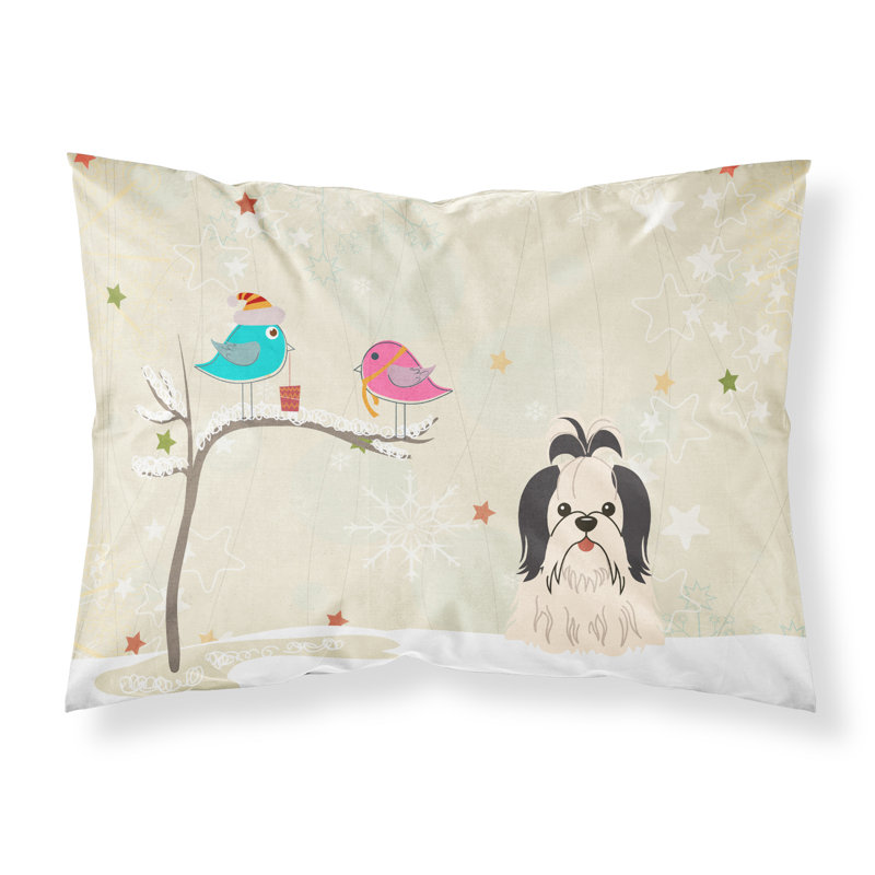 Microfiber, Black White Shih Tzu