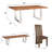 Philipson Wood And Metal 6-Pc Dining Set