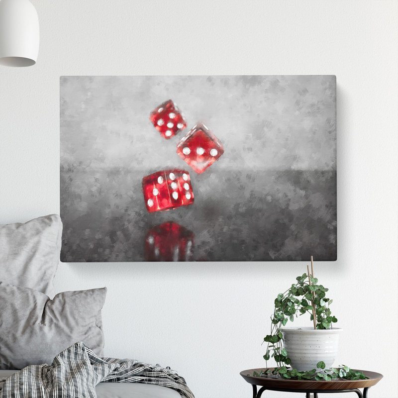 Rolling The Dice - Wrapped Canvas, 50cm H x 76cm W x 3cm D