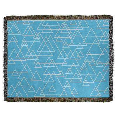 Couverture de coton tissée en triangle dispersable