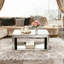 Table basse avec miroir