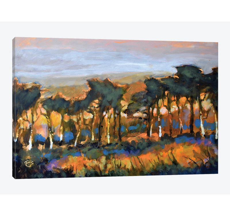 « debout tall », reproduction sur toile, H 12 po x l 18 po x P 1,5 po, Toile tendue, Pas de tapis