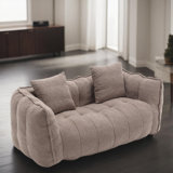 66" Modern Style Upholstered Sofa