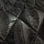 Illusion de papier peint texturé losange noir et gris argenté