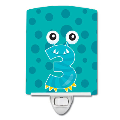 Lampe de nuit en céramique monster month 3