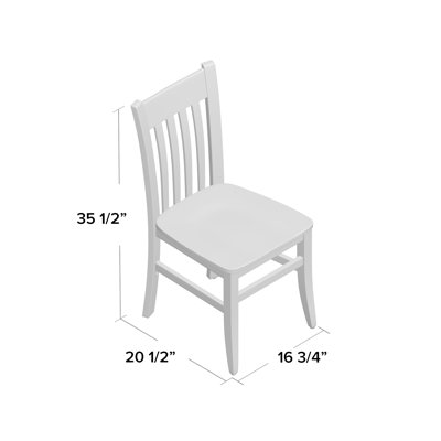 Henson 18'' H Beech Solid Wood Side Chair