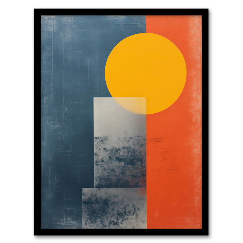 Mustard On Steel - Single Picture Frame Print